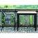 Jan Kurtz Tisch Quadrat - Tischgestell Aluminium Schwarz / Tischplatte Teak massiv